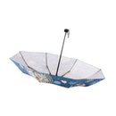Cartoon Deer Flower Women 3 Folding Summer Anti-uv Sun Umbrell Rain Mini M7 V5K2