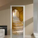 European Bedroom Living Room Gate Stickers Decor PVC 2pcs 38.5*200cm A