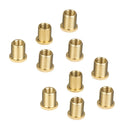 5X Aluminum Front Alloy Gear Shift Knob Thread Adapter Nuts Insert Set Plated
