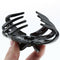 Large Hair Claw for Thick Hair Updo Tool Octopus Jaw Grip Folding Clip Black