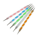 Set of 5 Multi Coloured Swirl Double Ended Nail Art Dotting/Marbleizing too J3I7