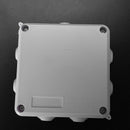 White ABS IP65 Waterproof Enclosure Square Junction Box 100x100x70mm M2C9
