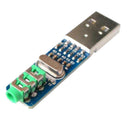 Mini USB DAC Decoder PCM2704 USB Sound Card Analog DAC Decoder Board ZNQ FUX