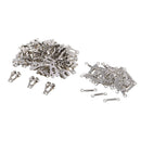 50 Sets Hook & Eye Garment Pants Hook Trousers Bra Sewing Fasteners 20*14mm