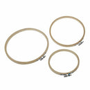 Wooden Cross-needle Embroidery Hoop Ring 13cm/17cm/20cm
