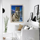 5D DIY Full Drill Diamond Painting Wolf Cross Stitch Embroidery Wall Art