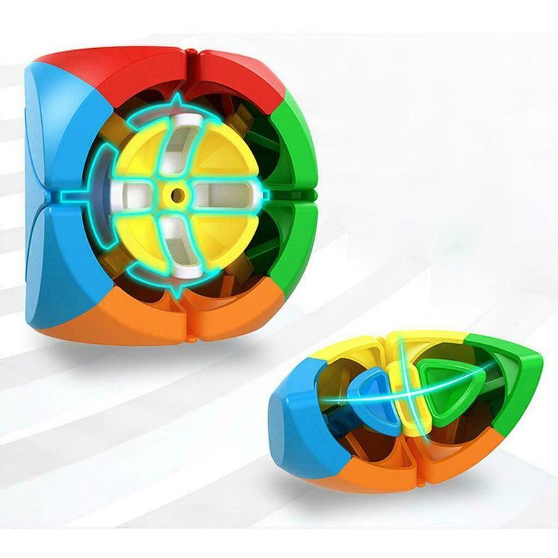 Creative Magic Speed Smooth Cube Stress Relief Toys Kids IQ Game 4 Leaves