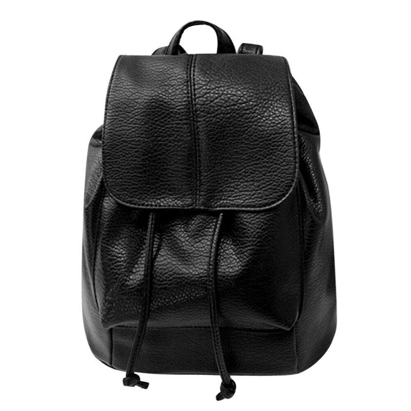 Leisure PU Leather Multi-Function Women Travel Backpack Schoolbag