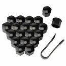 19mm Chrome Car Wheel Nut Caps Auto Hub Screw Cover Lug Cover 20pcs/set