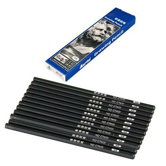 12 X Drawing PENS PENCILS COPYING BLACK TATTOO C5P2