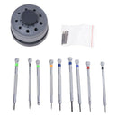 kit with 9 screwdrivers 9 Lame Reserve Base for Watches Watchmaker Tools P3K4