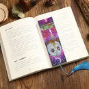 Tassel Leather Special Shaped DIY Diamond Painting Bookmark Art Craft Decor