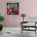 5D DIY Full Drill Diamond Painting Colorful Tree Embroidery Craft Kit Decor