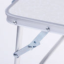 Folding Camping Table Portable Picnic Outdoor Garden BBQ Dining Desk White