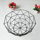 Nordic Style Candy Basket Storage Baskets Iron Fruit Snacks Desktop Bedroom X1S2