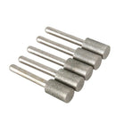 6 mm shank 12 mm cylinder head Diamond grinding head 5 pieces