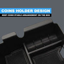 3X(Center Console Organizer Insert Tray with Abs Materials Armrest Box Seco