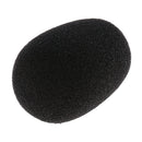 5 Pieces Microphone Sponge Windshields Wind Muff Protector Black for Meeting