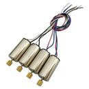 4pcs Counterclockwise and Clockwise Motor with Copper Gear Spare Parts