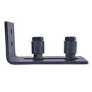 Steel Sliding Barn Door Guide Stopper Durable Door Hardware Accs Black