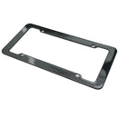One Pair Car License Plate Frame cover Black Carbon Fiber Printed 31*16cm RTC