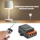 433MHz On/Off Remote Controller Lamp Water Pump 2 Buttons Wireless Switch A