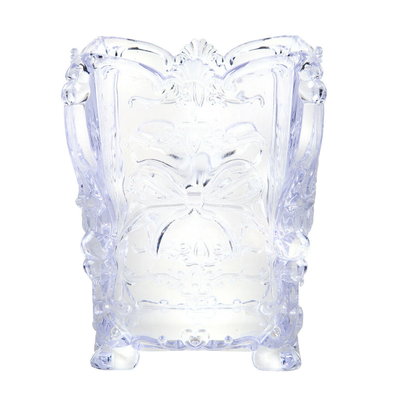 Makeup Storage Box Case Holder Brush Pen Organizer Decorative Acrylic Clear T6R8