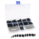 620pcs Wire Jumper Pin Header Connector Housing Kit + M/F Crimp P JR