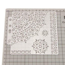 DIY Flower Coffee Stencils Cake Baking Template Scrapbooking Painting Decor