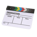 Acrylic Clapboard Dry Erase Director TV Film Movie Slate Cut Action Scene