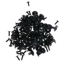 500 Pieces Universal Fasteners Clips Rivet for Car Auto Bumper Fender Black