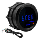 Car Digital Tachometer 2 Inch 52Mm Blue Digital LED 0-9999 RPM Tacho Gauge  F4N3