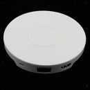 2 in 1 Type-C to Micro USB/HDMI/VGA HUB Dock +5W Wireless Charger White