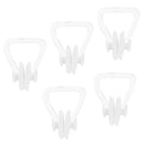 Non-slip Soft Silicone Nose Clip Plug Nose Protector for Swimming   White