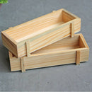 Burlywood  Garden Flower Planter Succulent Rectangle Plant Storage Case