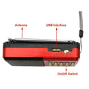 Mini Portable FM Radio LCD Digital MP3 Player Speaker USB AUX Rechargeable Z3Y9
