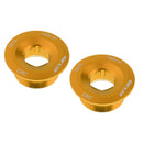 2 Pieces Crank Arm Crank Fixing Chainwheel Crankset Arm Bolt M20 for Shimano