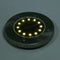 12 LED Solar Buried Light Path Waterproof Underground Lamp(4pcs/Warm White)