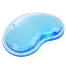 Blue Gel Wavy Mouse Pad Wrist Rest Support for Desktop PC Computer