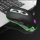 2X(G818B Mouse Gaming Wired Mouse 3200 Dpi Adjustable Ergonomic Breathing L