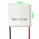 2PCS 12V 50-60W TEC1-12706 Heatsink Thermoelectric Cooler Peltier Cooli BJL