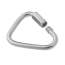 Durable Stainless Steel Triangle Screw Locking Hook Quick Link Clip Buckle