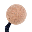 6Pcs Wooden Cork Buoyant Floating Ball Key Ring Canal/Sailing/Marine/Kayak