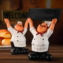 Creative Home Gift Chef Decoration Chef Hands Message Board Small Chef Craf S9Z9