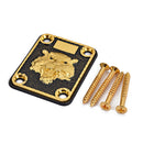 Practical Golden Zinc Alloy Tiger Pattern Neck Plate Gasket Set for Electric