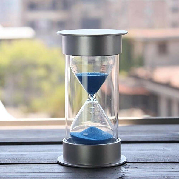 60 Minutes Hourglass,Modern Sand Timer With Sand For Mantel Office Desk Cof I3P9