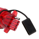 7-Way Round To 4 Pin Flat Trailer Wire Light Power Adapter Plug with Dust Cap