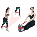 6pcs Sport Resistance Bands Yoga Training Latex Bands Gym Fitness Equipment