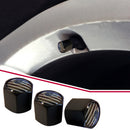 4pcs Subdued American Flag Car Truck Wheel Tire Valve Cap Stem Cover Accessories