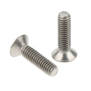 10 Pcs M4 Flat Head, Pure Titanium Machine Screws, Phillips Drive L.(L.)10mm